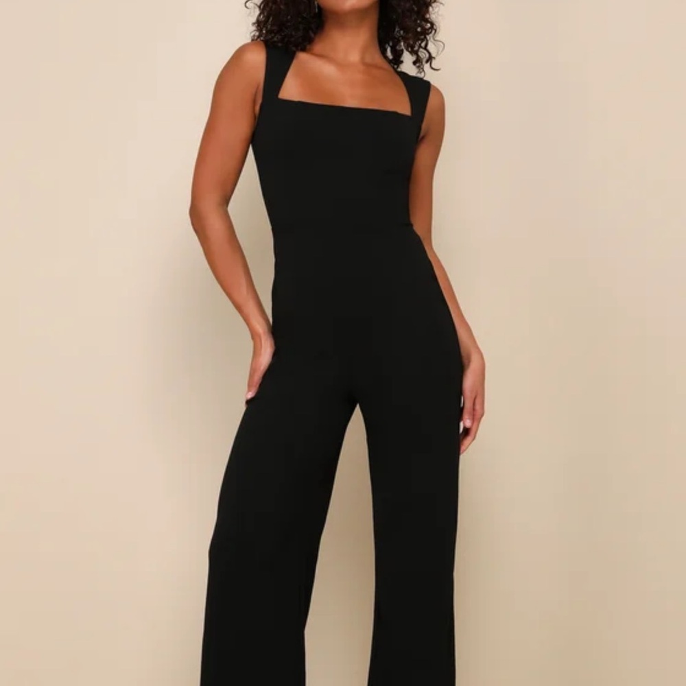 Lulu's Classic Black Jumpsuit